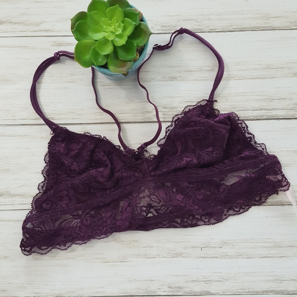 Purple Lace Bralette